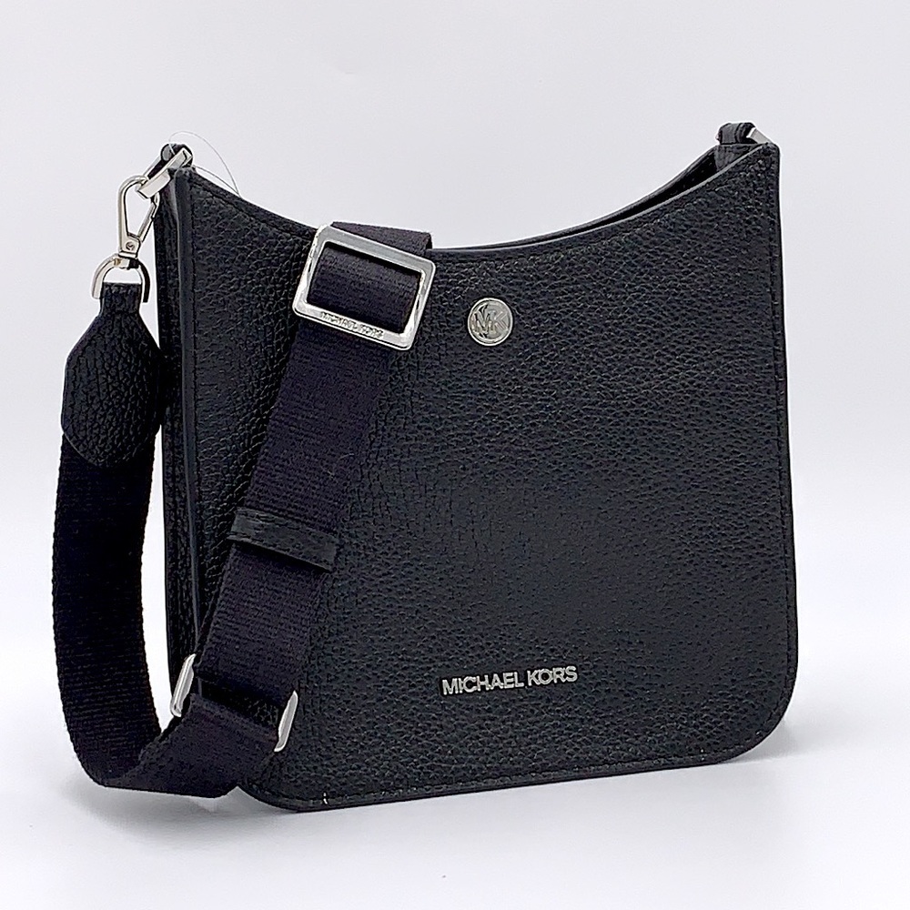 MICHAEL KORS Briley Small Pebbled Leather Messengr - Picture 2 of 16